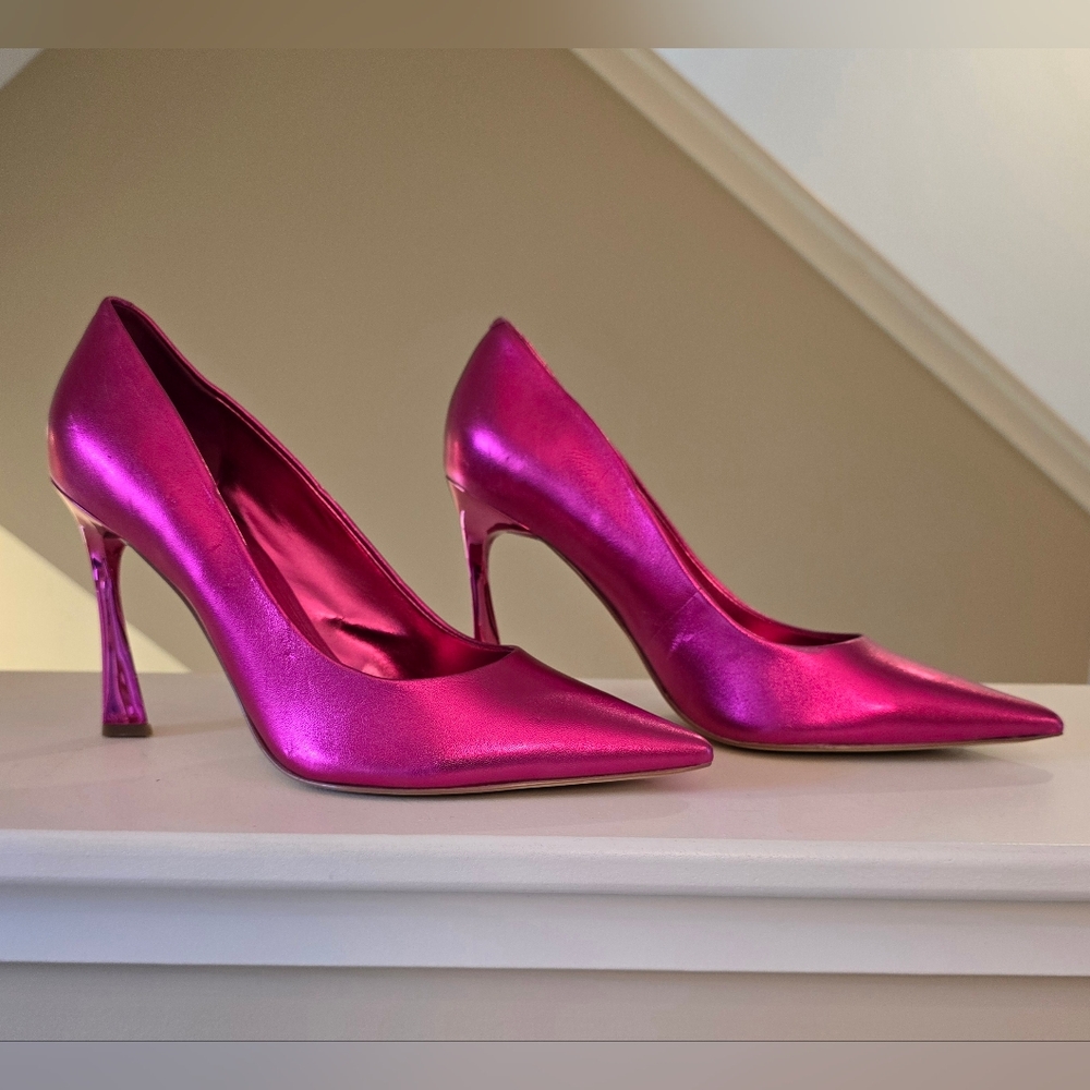 Marc Fisher Metallic Heels